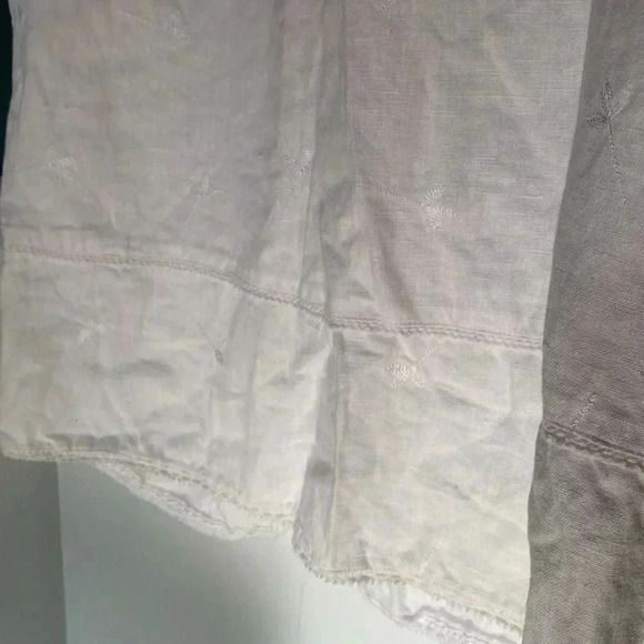 White linen Norton Mcnaughton dress - great condition - size 10 - embroidered - Picture 4 of 9